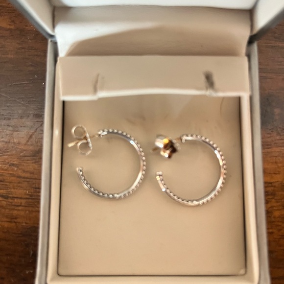 LAGOS Signature Caviar Beaded Hoop Earrings - Picture 5 of 8